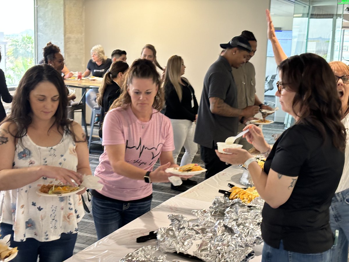 Televerde's tweet photo. Another awesome 'Last Wednesday' at our corporate office in Phoenix just wrapped up! A huge shout-out to all our fabulous #employees for always making these events unforgettable! This time was extra special—we celebrated Administrative Professionals' Day too! #TeleverdeEffect https://t.co/cbomZ1UO0G