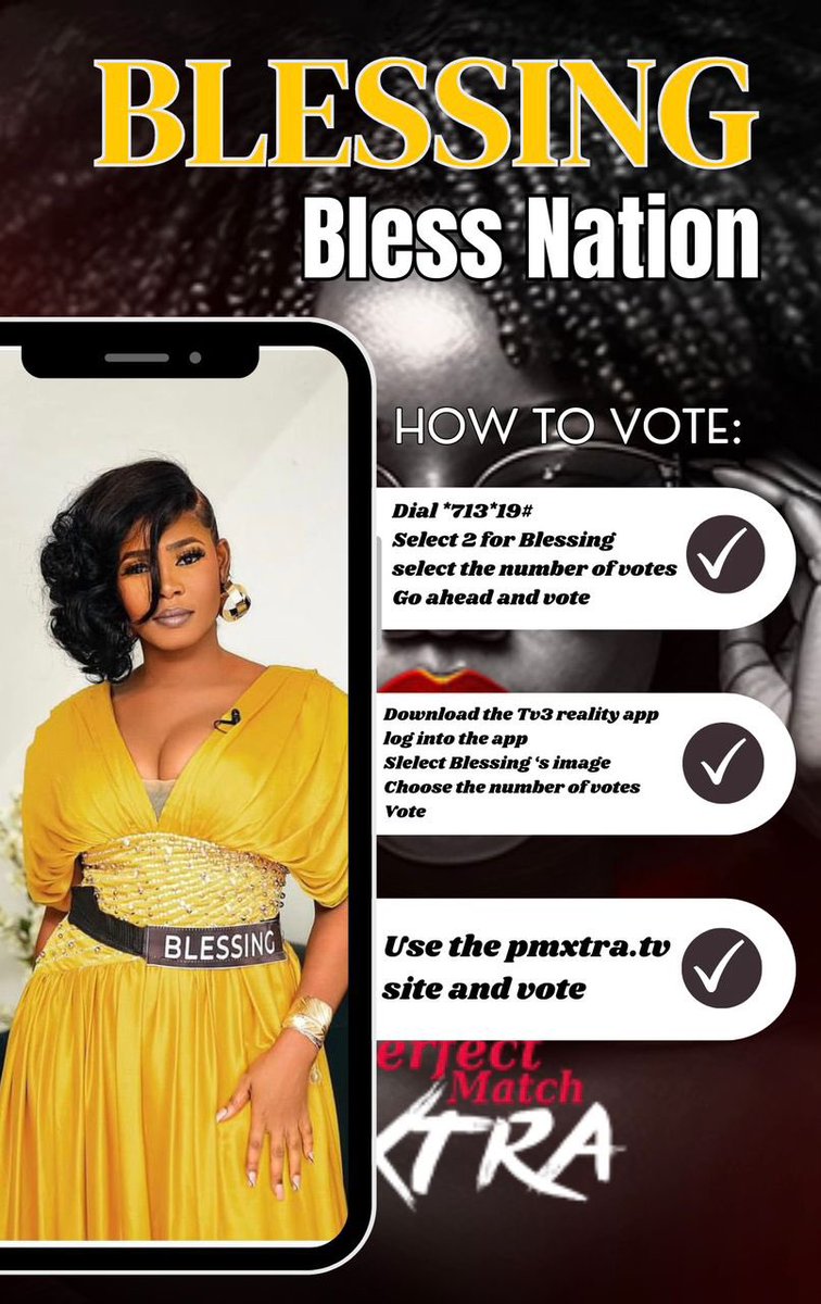 Yaa1409200's tweet photo. Let all vote 
#Blessnation 
#Pmxtra
 #PerfectMatchXtra https://t.co/rYUQHD8x2u