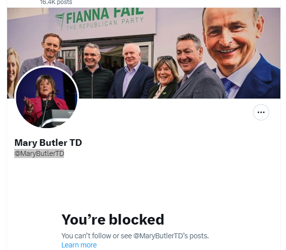 Would you not give the families the courtesy of a meet Minister @MaryButlerTD ? #CherryOrchardHospital 

And why do you block people from asking legitimate questions ?