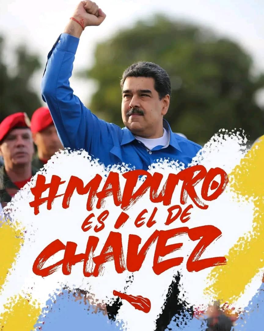 #MaduroEsElDeChávez, es el del pueblo y por eso lo acompañamos a esta nueva batalla por la victoria de la Patria venezolana 🇻🇪. El que va es Nicolás!!! #DeZurdaTeam #IzquierdaLatina