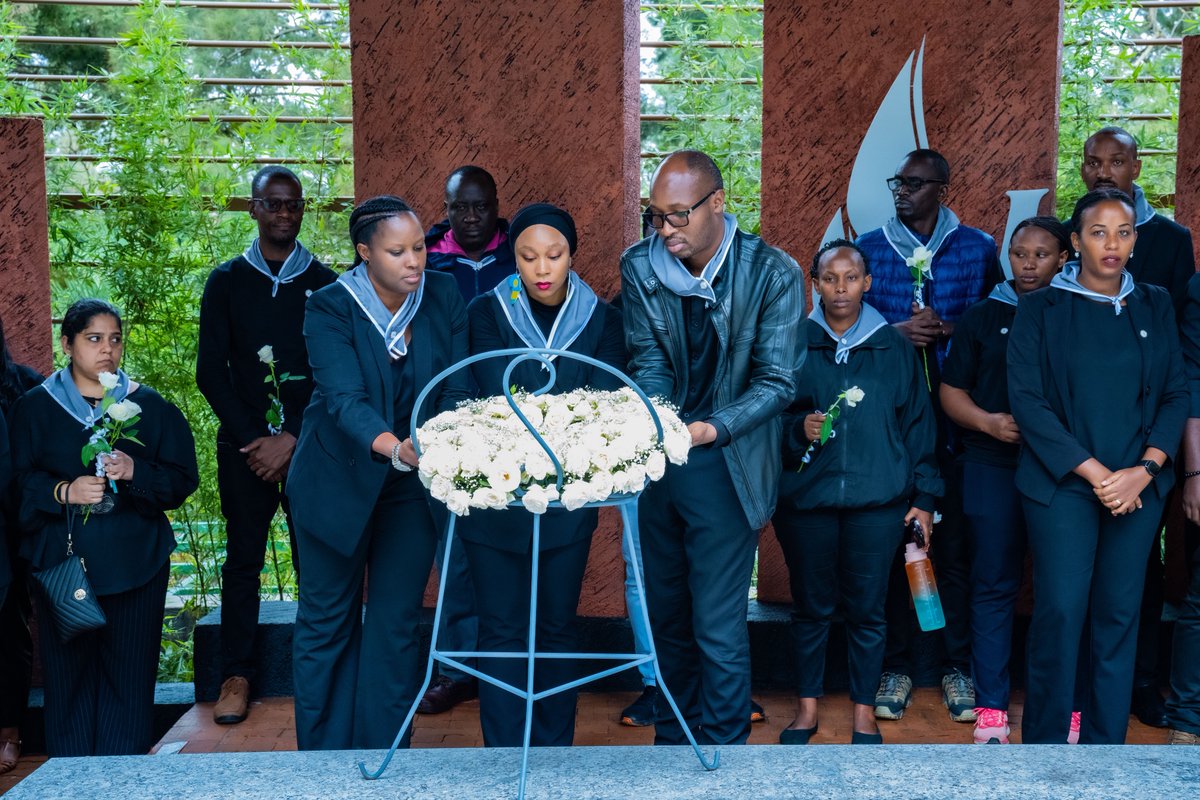 Yesterday, our team had the privilege of visiting the Kigali Genocide Memorial, where we paid tribute to and commemorated the lives tragically lost during the 1994 Genocide Against the Tutsis. Twibuke Twiyubaka.🕯️ #Kwibuka30