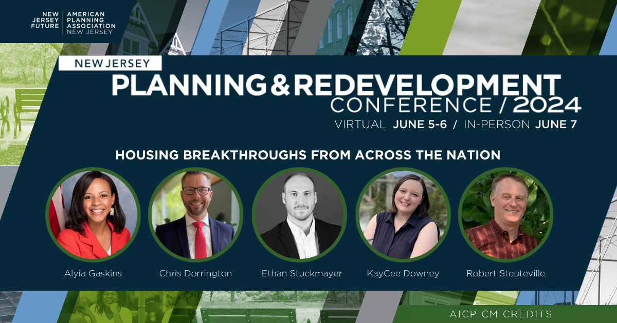 NJ is experiencing a housing shortage and it’s driving up prices! This #NJPRC24 plenary will discuss strategies from around the country aimed at removing planning, regulatory, and legal barriers and producing a wider variety of housing options. Register: site.pheedloop.com/event/njprc24/…