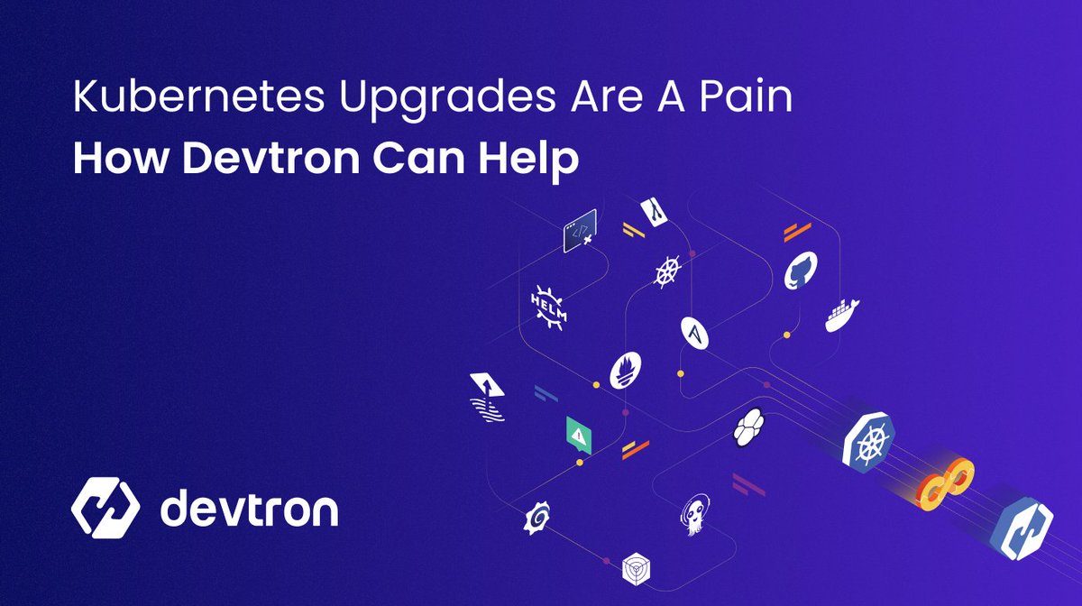 Struggling with Kubernetes upgrades?🤯Devtron has your back!💪 While upgrades are crucial for maintaining security, stability & enjoying latest features. But keeping them in sync with version changes can be a real burden🙃 🔗Read how Devtron simplify it: devtron.ai/blog/kubernete…