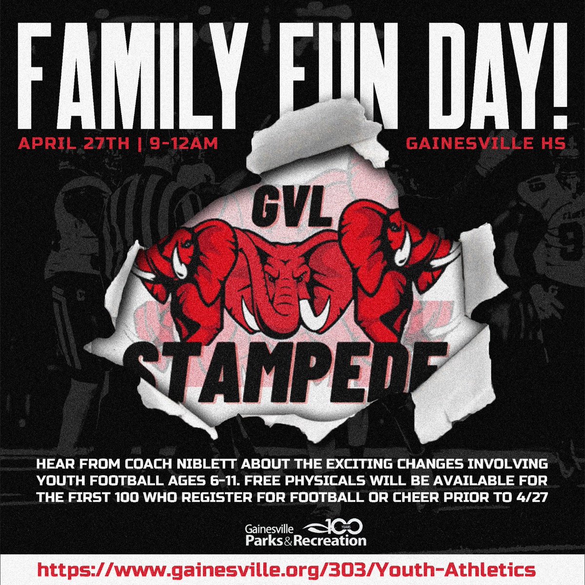Don’t forgot Saturday. See you there! GVL Stampede FUNdamentals-Fast-Finish
