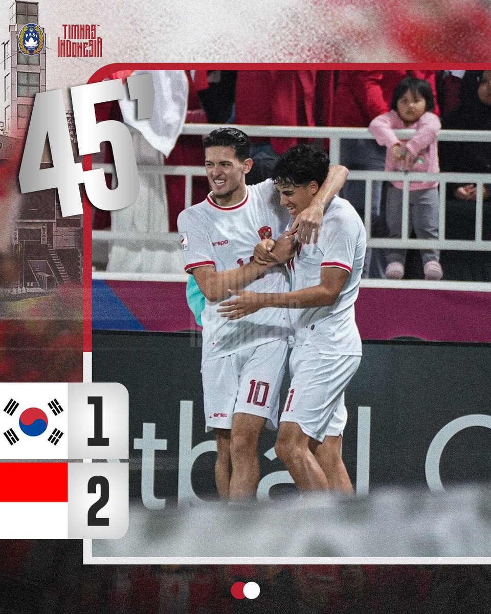 TimnasIndonesia's tweet photo. ⌛️ Dwigol Rafa bawa kita unggul sementara.

Komentarnya?

#KitaGaruda 1-2 #TimnasDay https://t.co/B5l5EBnGp5