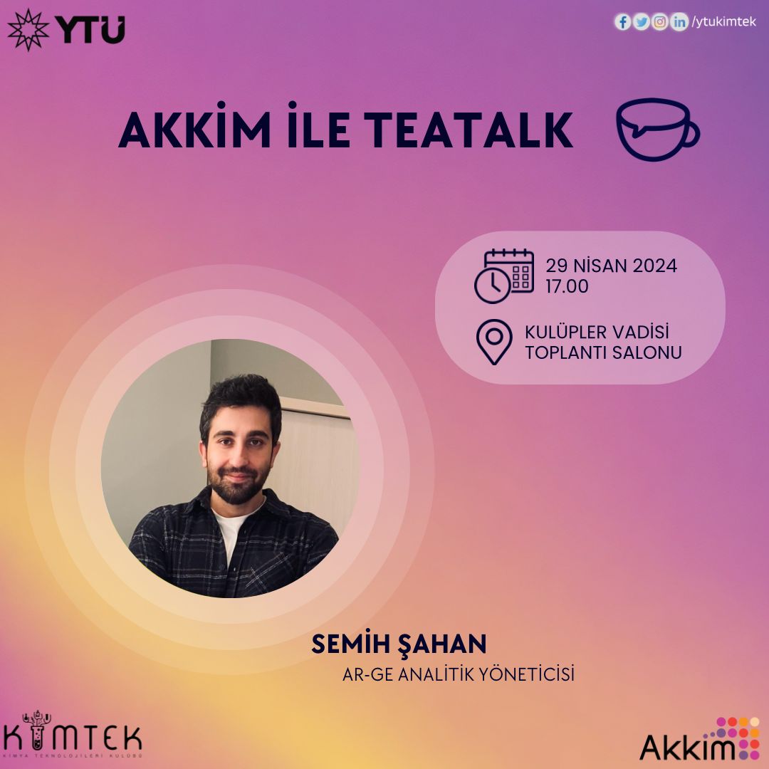 ytukimtek's tweet photo. Dönemin 3. Teatalk’u Akkim Kimya ile karşınızdayız💚☕️ https://t.co/LlkFiRGDpI