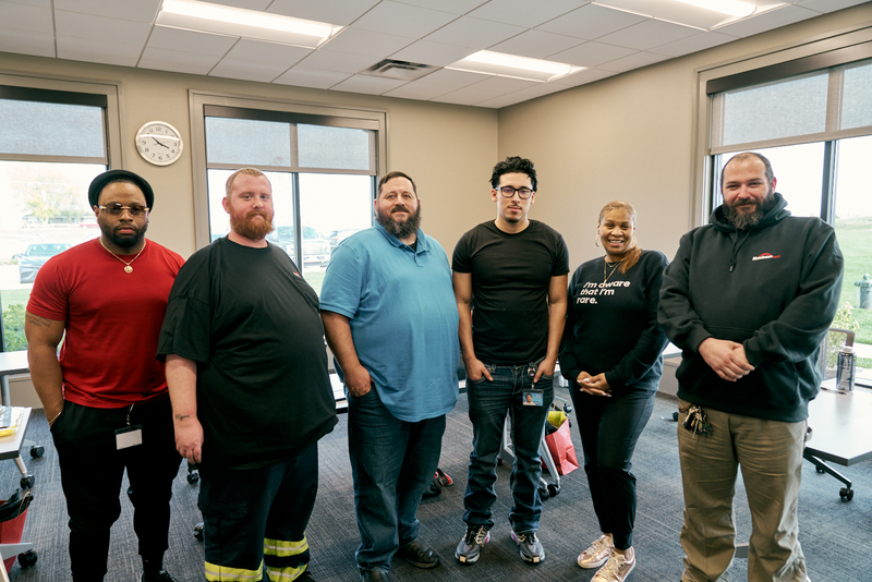 NussbaumTrans's tweet photo. Welcome to these fine drivers! Kebron, Justin, Matt, Nick, Felicia, and Will are joining the #NussbaumFamily this week! Let's make them feel right at home. 🏠 

#DriverOrientation #DriveNussbaum https://t.co/LG36LI7B9W