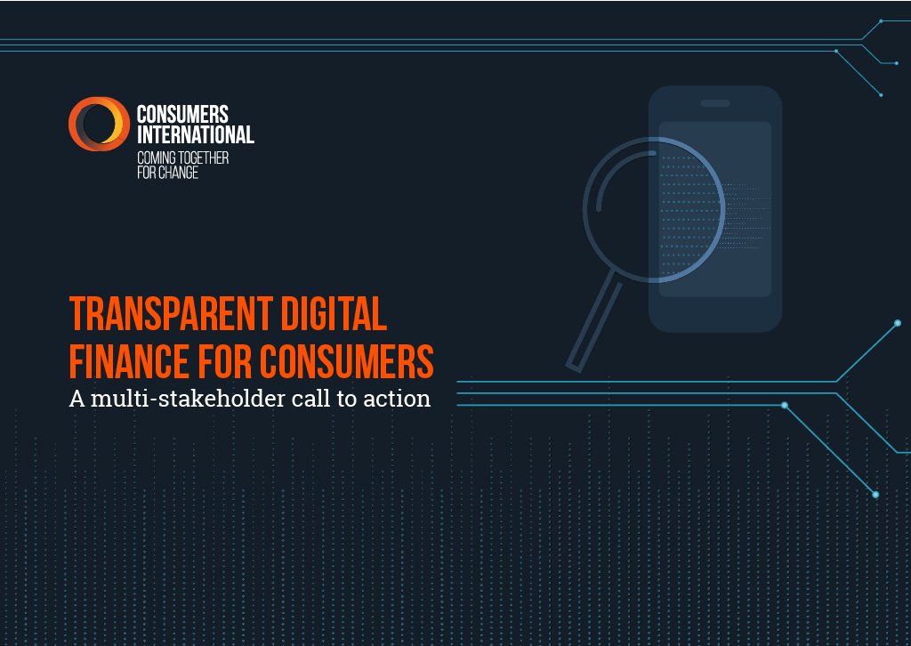AIR is proud to join @Consumers_Int in calling for #TransparentDigitalFinanceForConsumers. This statement calls on providers and others to seize the opportunity to create a different kind of digital finance – where transparency is a given, not a luxury. consumersinternational.org/news-resources…