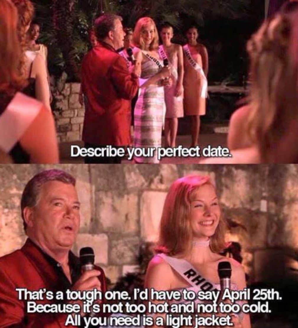 OMG - I almost forgot that today is #PerfectDateDay - love love love “Miss Congeniality” 😂