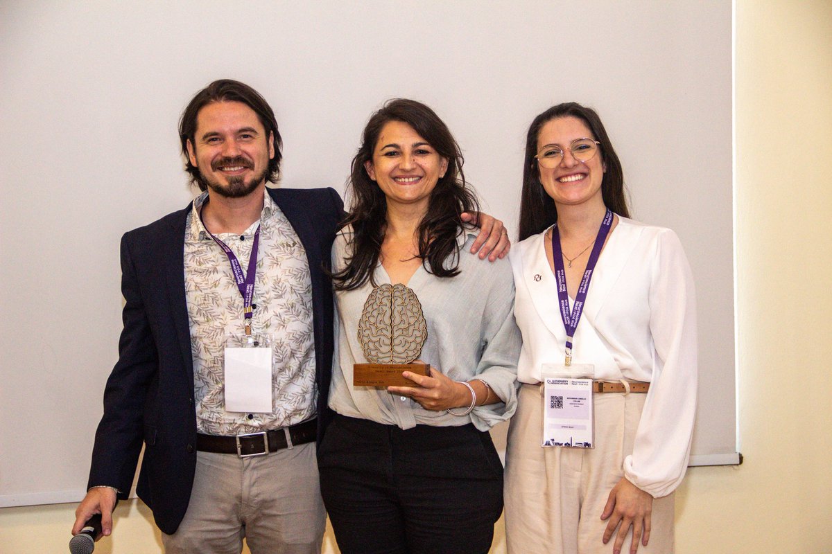 Dr. @AndressaRadiske is the recipient of the Diversity in Neuroscience (Next) Award 🏆 Created by #AAICNeuro Porto Alegre Hub, the award recognizes the remarkable contributions of early-career researchers to the field of neuroscience 🧠 👏 Congratulations Dr. Radiske!