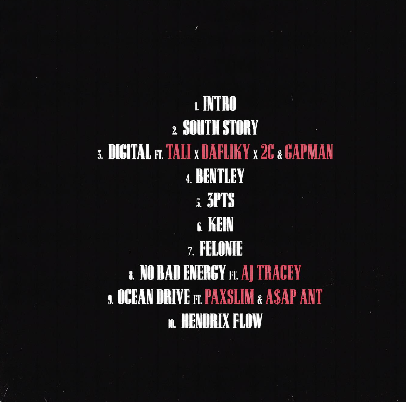 16x16FR's tweet photo. #TRACKLIST : Découvre la tracklist du projet "South Story" de Jmks à Ambezza à paraître le 29 Avril !
Feats : @Gguapo11 , @dafliky , #Tali, #AjTracey , #PaxSlim & ##AsapAnt
@parlemoneystp https://t.co/LjWolILkMV
