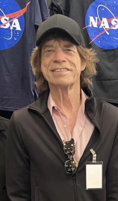 Houston 💎🎼💎🚀 Mick Jagger #NASA