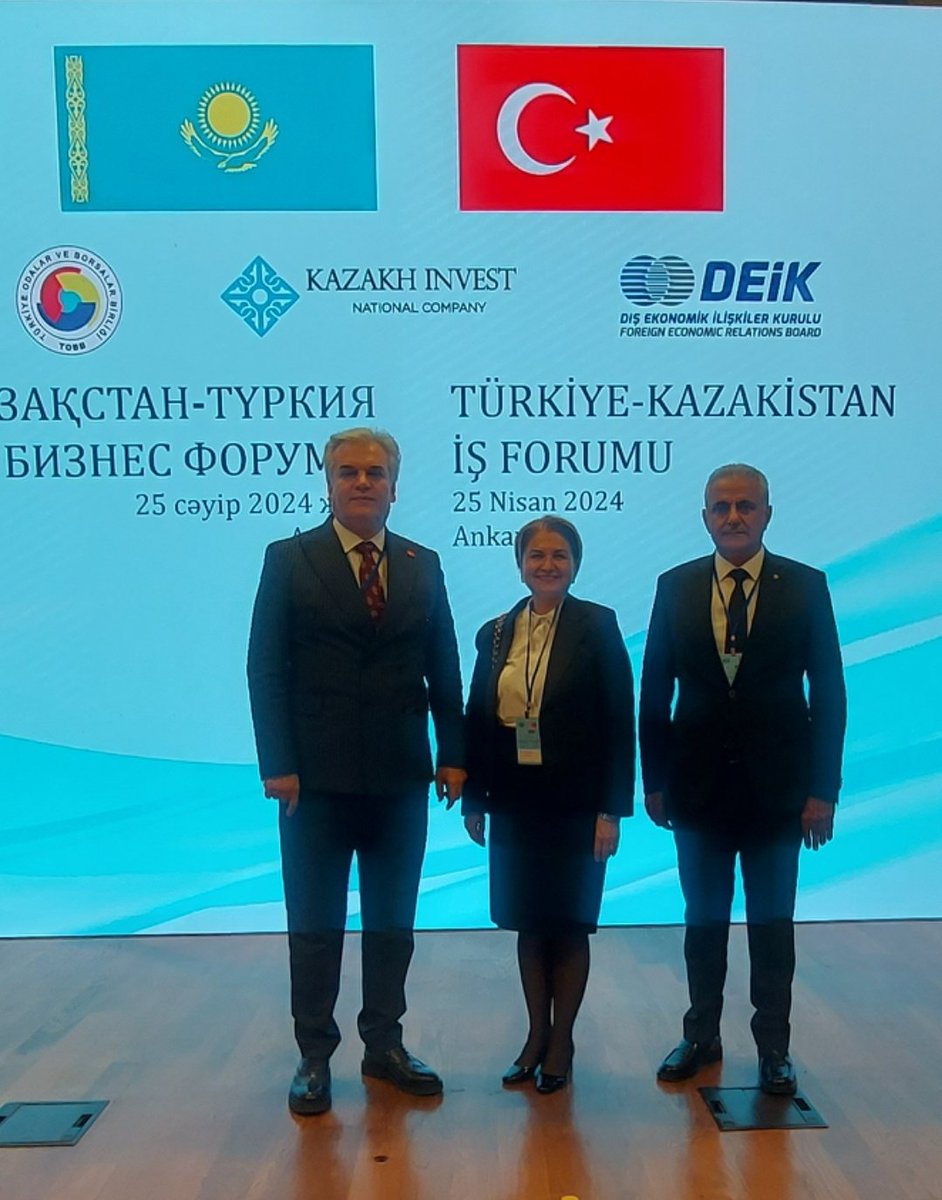 TOBB, DEİK ve Kazak Invest tarafından düzenlenen Türkiye-Kazakistan 13. Dönem Karma Ekonomik Komisyon (KEK) Toplantısı kapsamında Türkiye-Kazakistan İş Forumuna katıldık. #TürkDünyası na hayırli olmasını diliyoruz. @TOBBiletisim @deikiletisim @tsuabiletisim @yildiraygencer