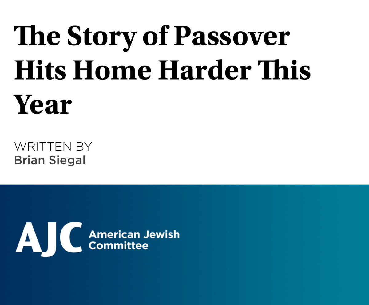“The Passover story is one of resilience, of overcoming extraordinary affliction and hardships and of reminding ourselves that there is beauty and sweetness to be found even in the darkest of times.” Read the full op-ed by Brian Siegal, Regional Director of AJC Miami and…