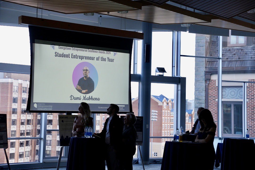 Thank you to our Excellence Ambassadors, Excellence Award winners, and our dedicated team in this years 2024 Excellence in Entrepreneurship Showcase. Our cherished award winners embody the deep knowledge and character that epitomize our Georgetown Entrepreneurship Initiative.