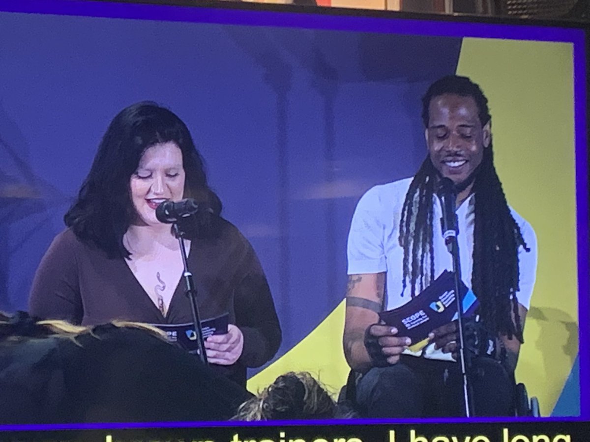 What was your media moment of the year? Great that TV, film and journalism is becoming more equitable (no pun intended). Can we do more? Congrats to Ralph & Katie. #scopeawards