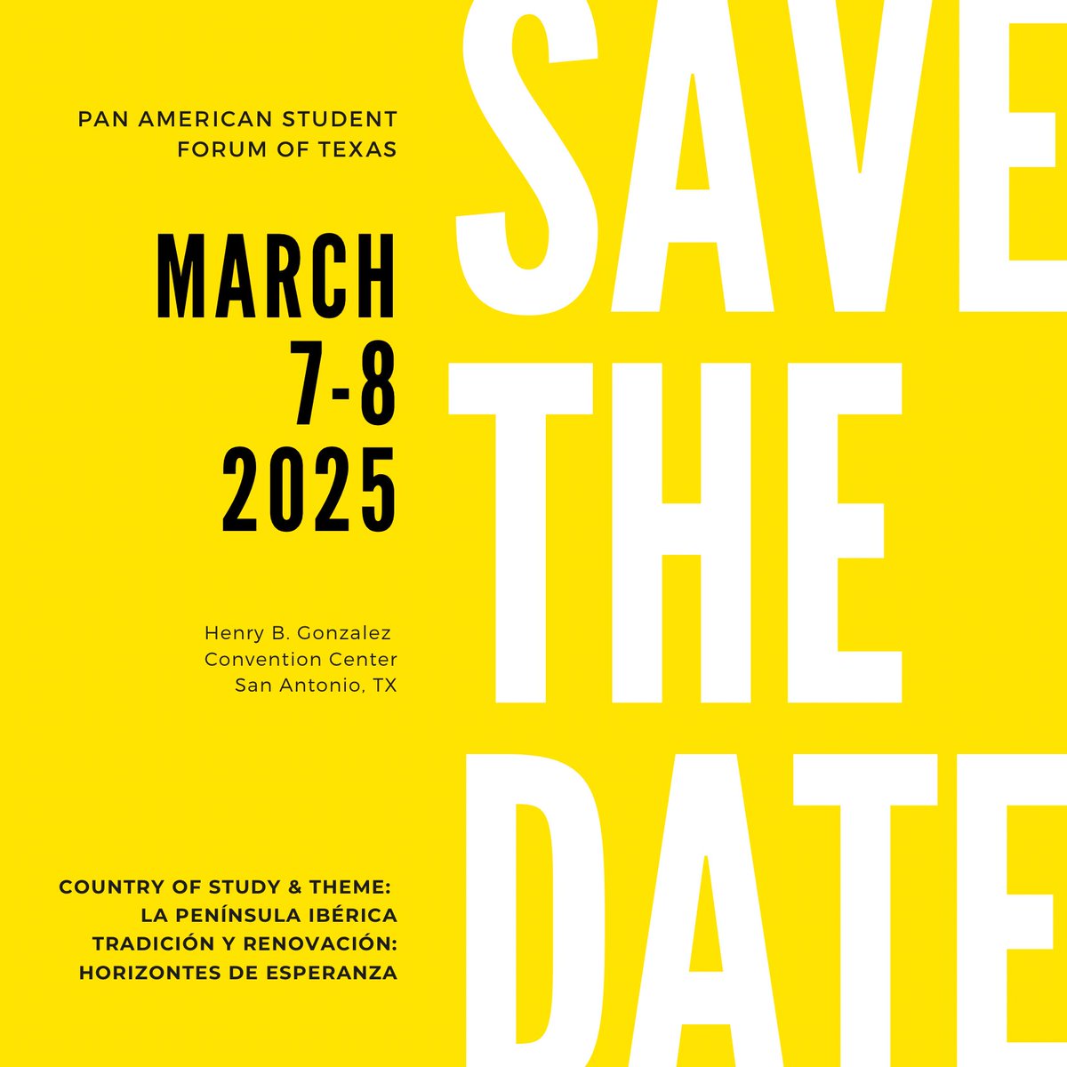 Save the date for #PASF2025