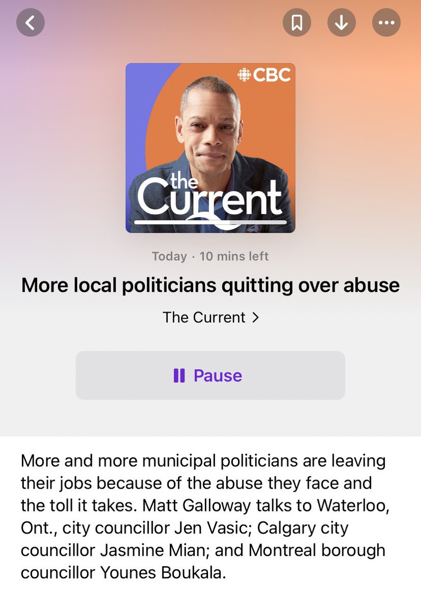 📻 Important discussion today on @TheCurrentCBC about the abusive working conditions faced by municipal politicians across the country. Thanks to Waterloo, Ont. city councillor @jenvasic for referencing our latest research on this topic. Read: ➡️ samaracentre.ca/sambot-toronto…