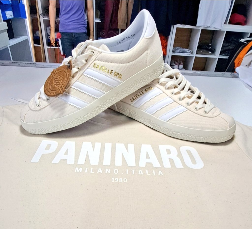 Custom Paninaro t shirt to match Gazelle Spezial 😎