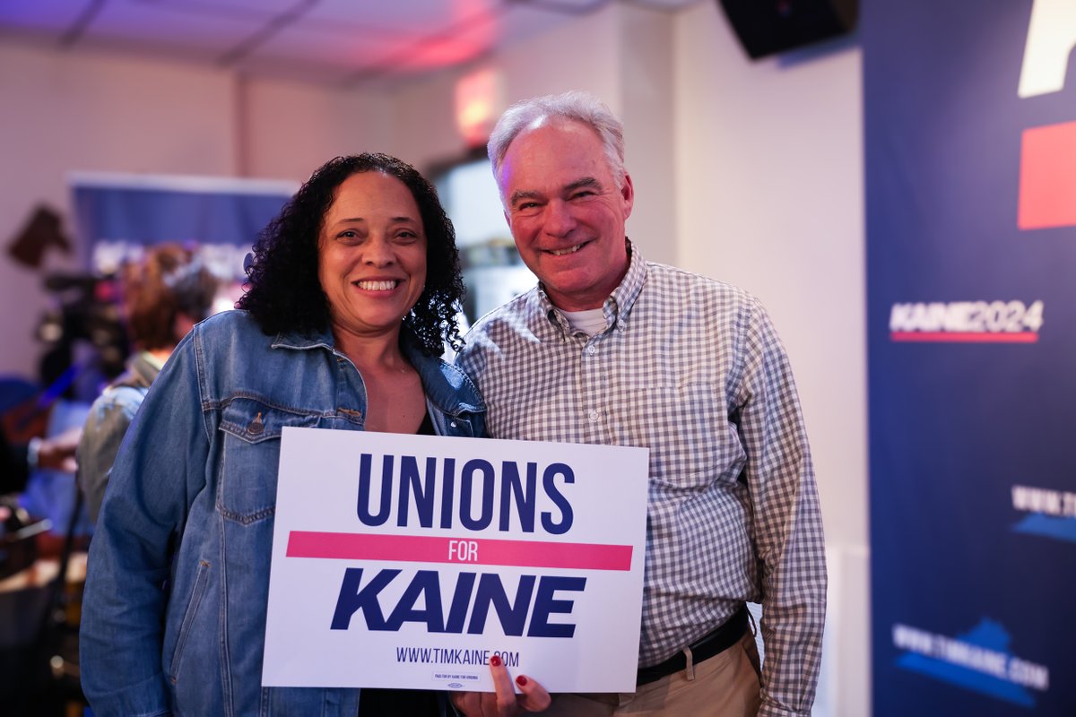 My dad owned a union-organized ironworking shop in Kansas City. I carry the values he taught me every day: respect hard work and hard-working people. I’m proud to stand up for Virginia’s workers and unions.