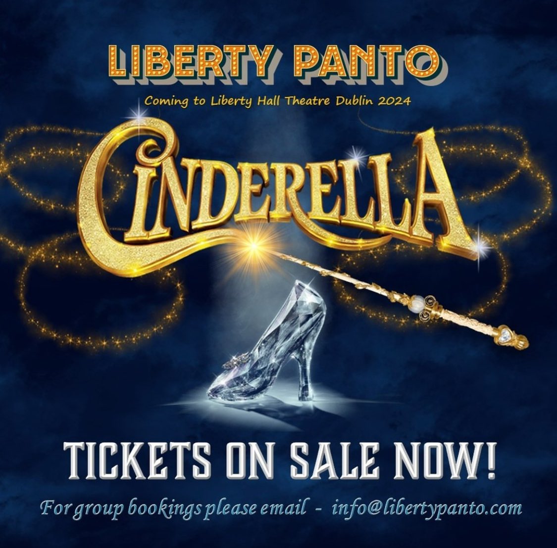Cinderella @libertypanto 2024. Tickets on sale now! Casting to follow soon.