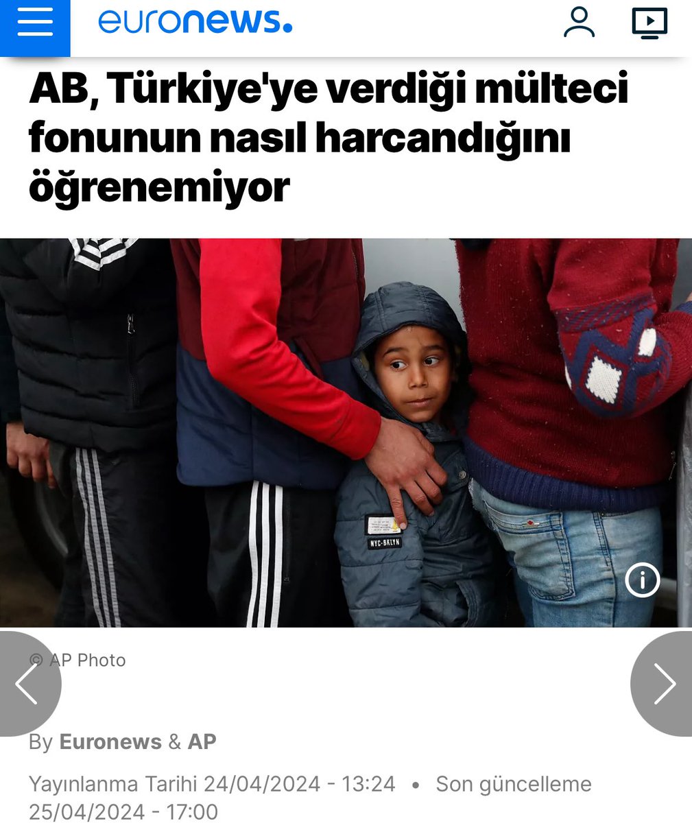 Avrupa Birliği, Türkiye'ye sığınmacıların Avrupa'ya geçmesini önlemesi için verdiği paranın nereye harcandığına dair bilgi alamadığını açıklamış.🙄 Saray yapmış, Tügva’ya aktarmış, Brüksel’de bina almışlardır. #SONDAKİKA #usdtry