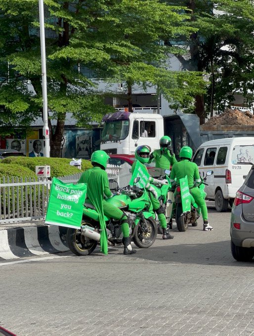 Be like say Green lantern squad done full this our small Lagos oo😂😂 Abeg who else have seen these people around ??