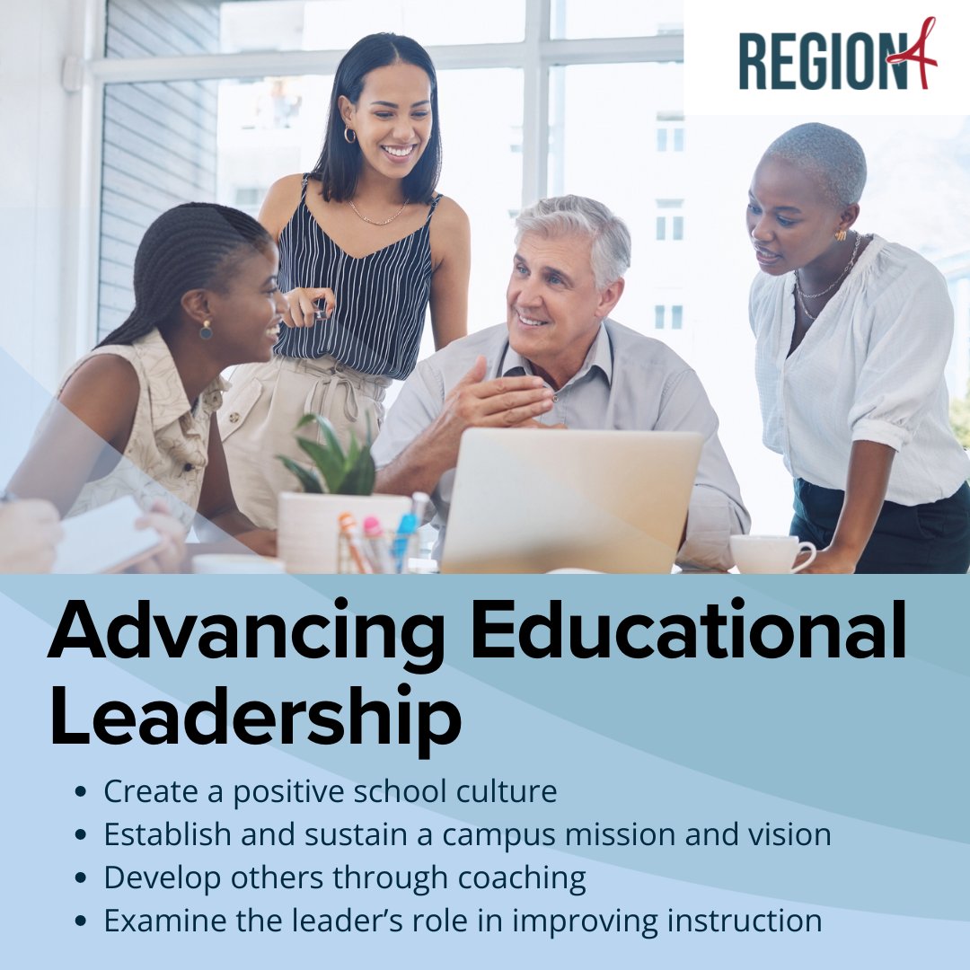 School leaders, do you need AEL? Register today at esc4.net/leaddev #districtadvancementchampions