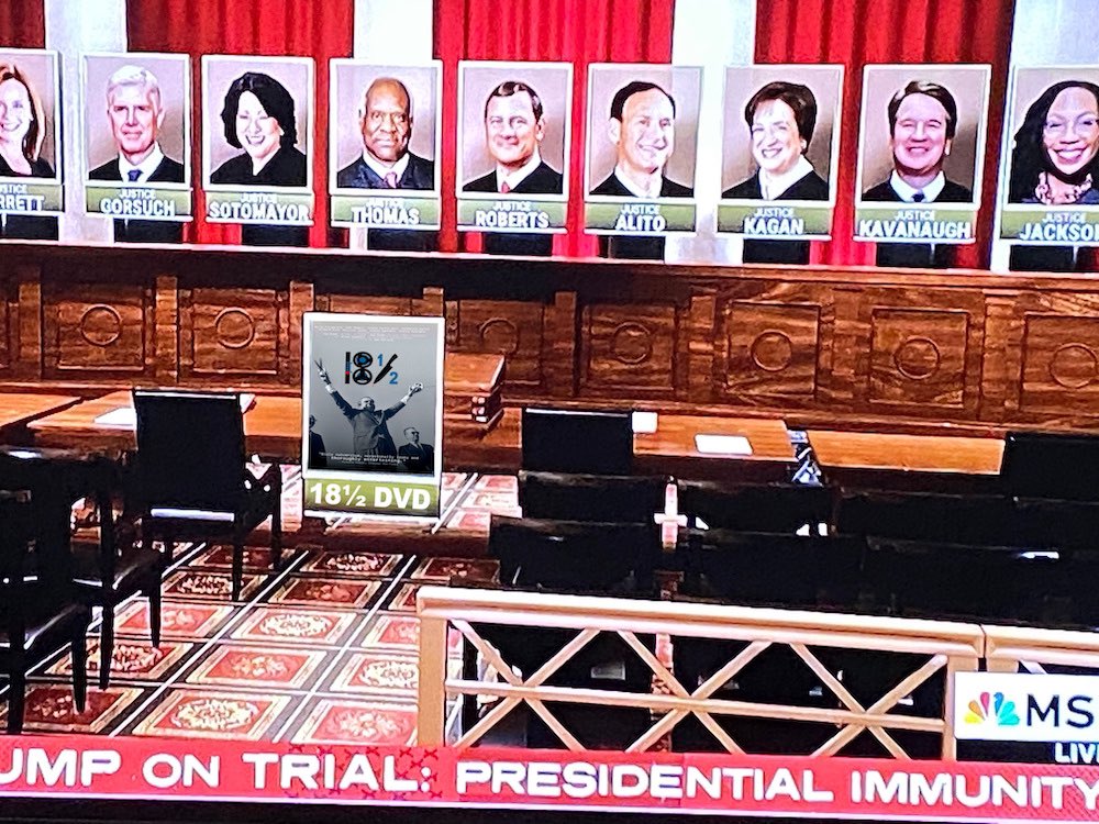Shocking product placement at #SCOTUS today!?! With all references to #Watergate #Nixon and the tapes, it was like they all knew our <a href="/18andAHalf/">18andAHalf</a> special edition DVD just came out! Avail at Target and Amazon.  #indiefilm #DVD
<a href="/mvdentgroup/">MVD Entertainment</a>