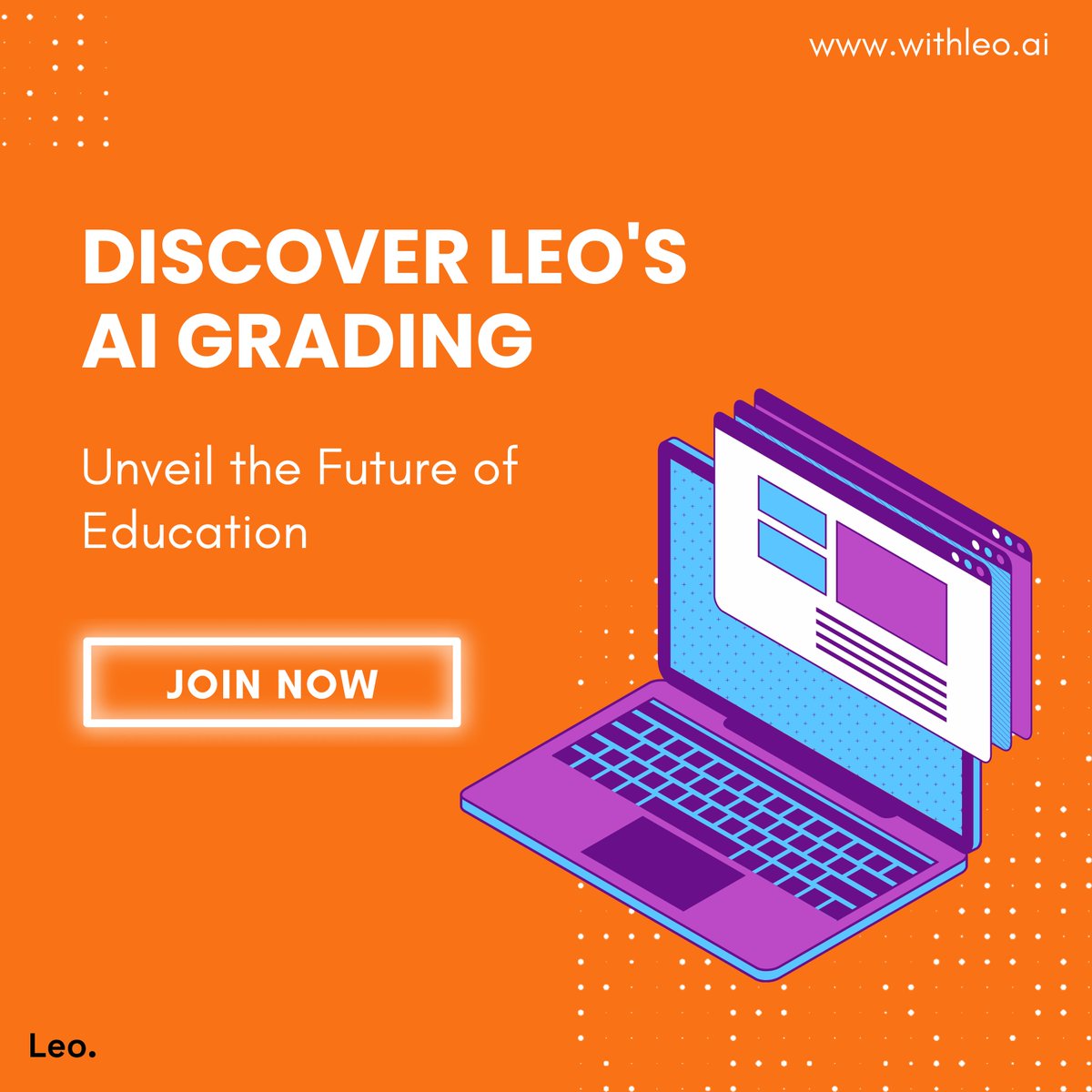 Discover the AI grading tech of Leo at withleo.ai: it evaluates student submissions using NLP and ML for fair, consistent grading, adapting over time.

#AI #edtech #education #teaching #AIinEducation #TeacherTools #TeachingAssistants #EducationalAI