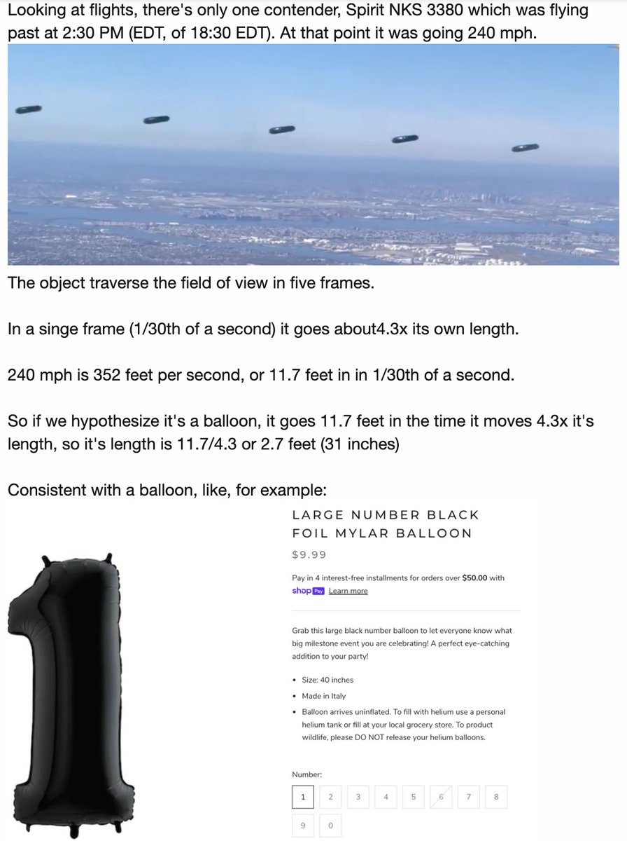 A brief initial analysis of the Reyes/LaGuardia UFO. If it's a balloon, then it's about 2.7 feet long. metabunk.org/threads/michel…