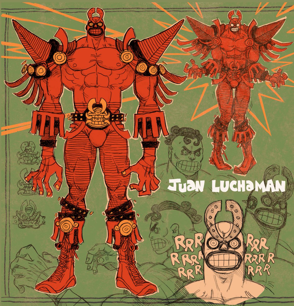 juan luchaman #characterdesign