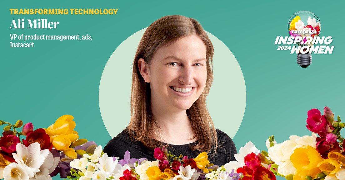 Fearless. Unstoppable. Leader. Congrats to Ali Miller from @Instacart on being inducted into the 2024 class of Campaign US’ Inspiring Women! #CampaignInspiringWomen #congrats #honoree