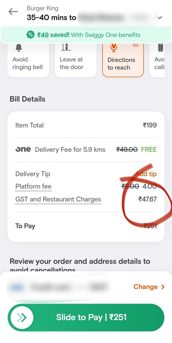 SharmaVinal's tweet photo. Ordering a Hot 'N' Saucy Burger from @BurgerKing using @Swiggy @SwiggyCares, look at the Restaurant Packaging charges, ₹35.24 for a paper bag! 

Seriously?🤷 #Swiggy #BurgerKing https://t.co/nScb9I4m6n