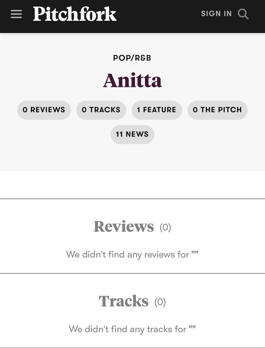 Pitchfork, um dos veículos de mídia que contam para o Metacritic, pretende fazer um review do 'Funk Generation', novo álbum de Anitta.