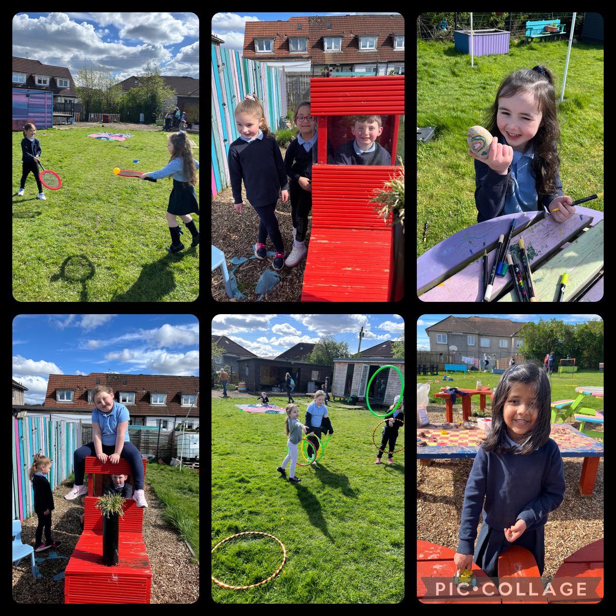 BurghPrimary's tweet photo. P1/2 and P2/3 had a fantastic morning at High Backs today. They enjoyed making fruit kebabs, stone drawings, clay making and participating in lots more fun activities @EducationSLC @slcHealthy #Community #HighBacks #OutdoorLearning #TeamBurgh #DREAMBigatBurgh https://t.co/KCpj6dNo87