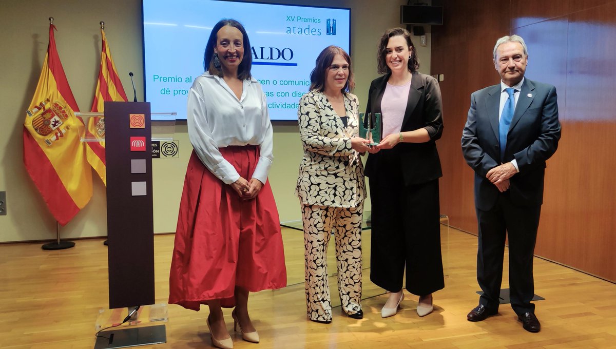 cmsusin's tweet photo. 📢 Lo que no se comunica no existe y proyectos como los que ha reconocido @somosatades en sus XV Premios son el mejor ejemplo del papel activo, de presente y futuro, que desempeñan las personas con #discapacidad en nuestra sociedad
🔗 https://t.co/vIozBGQnVV
#Atades
#inclusión https://t.co/dTroC4i7ua