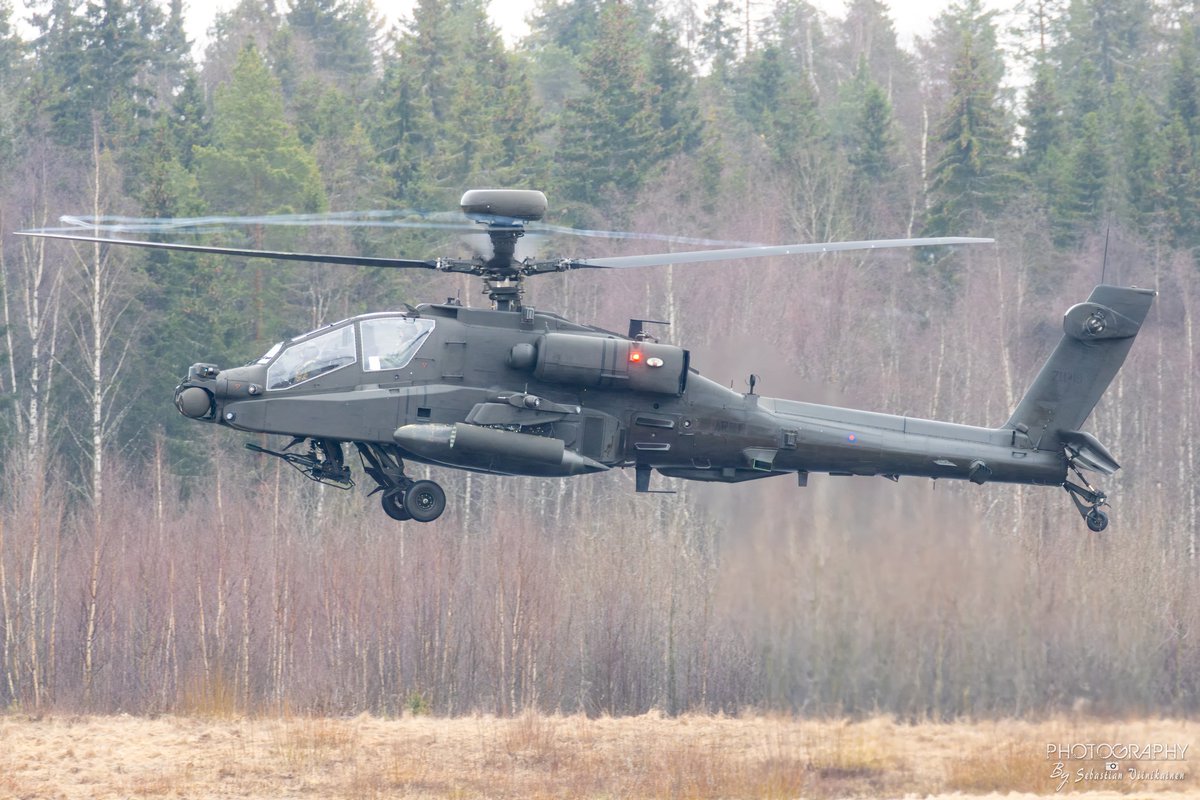 25.4.2024 saapui Pirkkalaan #satakunnanlennosto 9kpl Boeing AH-64E Guardian taisteluhelikoptereita Iso-Britanniasta kohta alkavaan #arrow24 -harjoitukseen.

flickr.com/photos/sebasti…