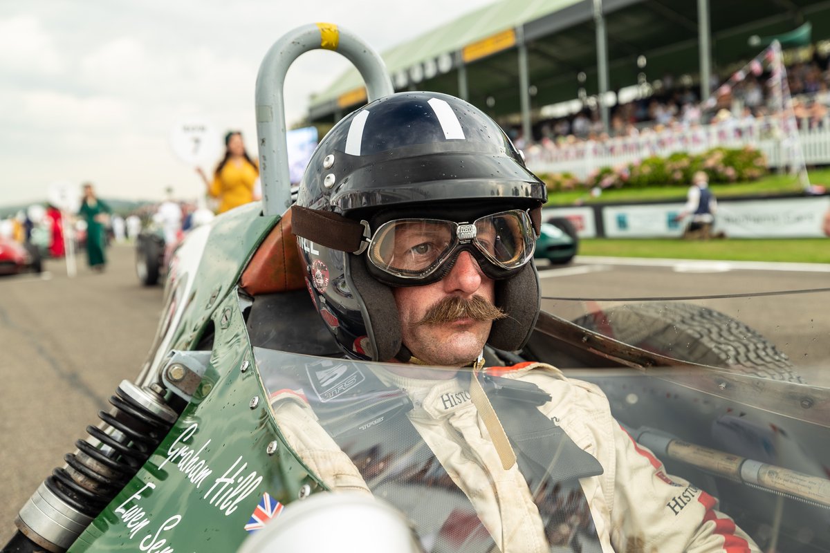 This is how we want to look when we go for a weekend drive. Ewen Sergison always looks the part. #GoodwoodRevival