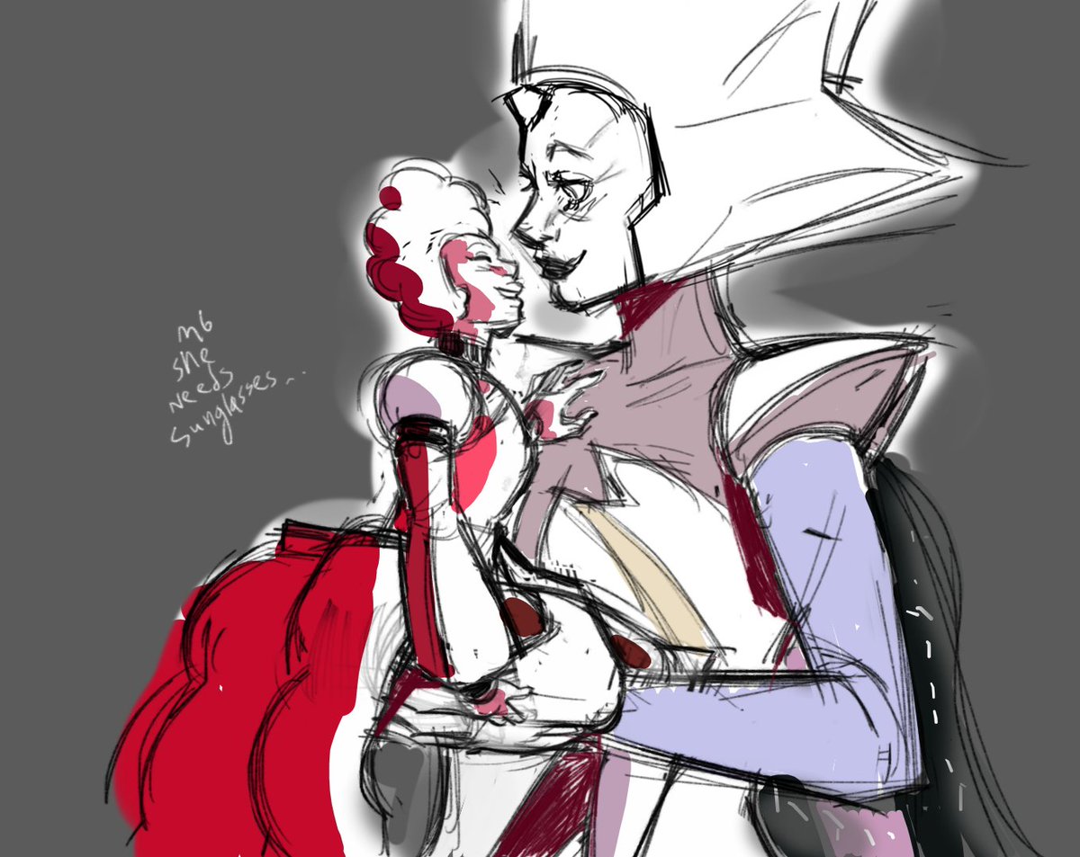 Sproutfan004's tweet image. Old women yuri 
#pyrope
#whitediamond 
???
