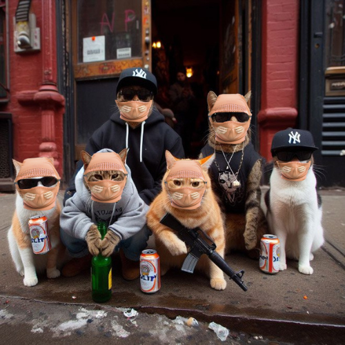 Ski Mask Cat tweet media