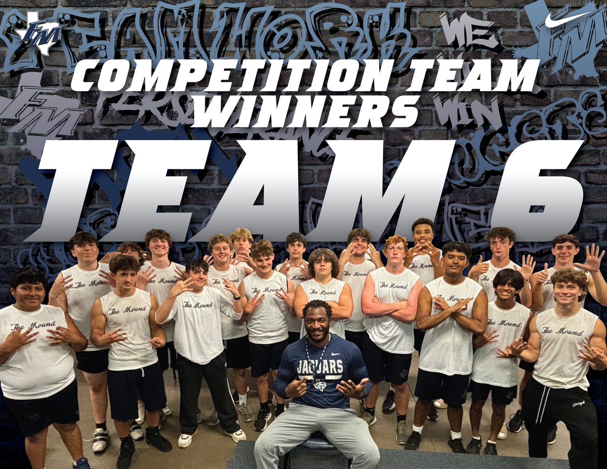 Congratulations to our off-season Competition Team Champions!! They capped off a tremendous off-season with a team dinner before the start of spring football. #WeWillWin
