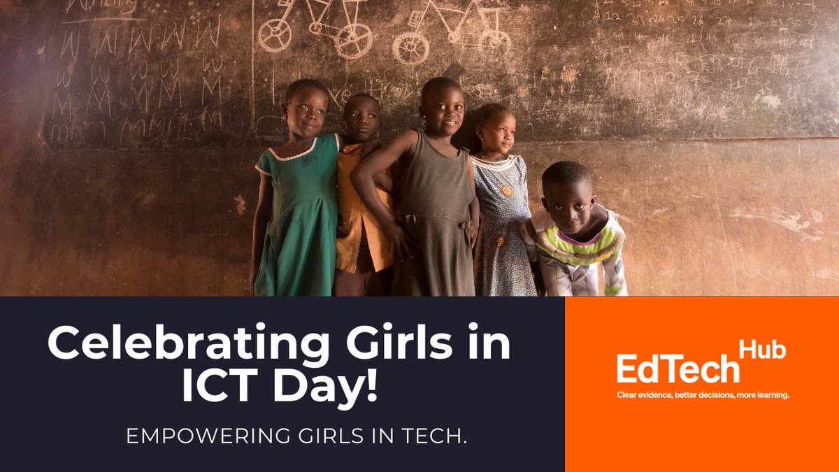 Happy #GirlsInICT Day! At EdTech Hub, we're proud to advocate for women & girls in STEM through our work in EdTech. Check out our resource on closing the STEM gap & fostering inclusivity in #STEM education - ow.ly/hMYE50RoeWl Let's empower girls to excel in technology!