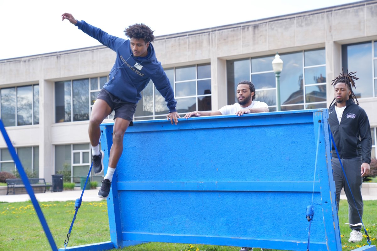 Ready to tackle any obstacle💪 #CCSU #WeAreCentral #CentralCT175 #GoBlueDevils #gritnwit