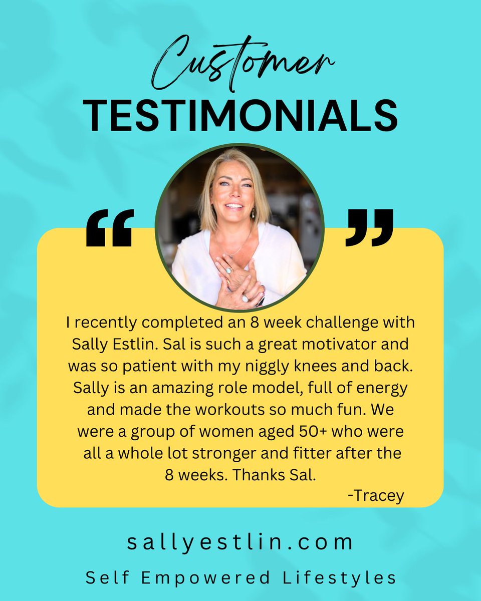 It's our favourite time of the week...we're thrilled to be able to share another happy review from one of our SEL Clients.

Thank you Tracey for your fantastic feedback.

Let Go ~ it will Flow Step Up

#SelfEmpoweredLifestyles #HolisticallyFit #MadeInAustralia #EmpoweredClothing