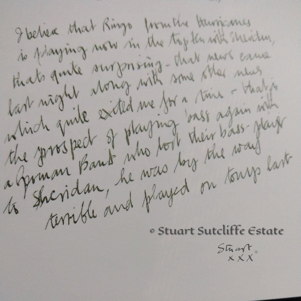 Those were the days my friend.
Reminiscing chats with the likes of #JohnLennon and #StuartSutcliffe'.

Excerpts from 'In Conversation With...' buff.ly/3QEorU3 Preserving Estate archives.

John: ' I remember when you wrote that letter to your sister Pauline telling her…