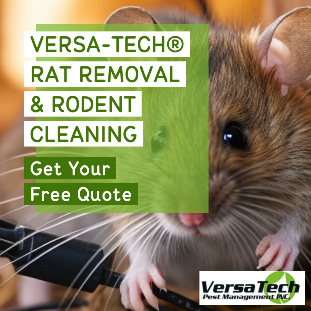 Are you looking for the absolute best #rodentcontrol in San Dimas, Los Angeles County or surrounding? Versa-Tech® is here for you with personalized, guaranteed rodent removal  & cleaning solutions you can count on. Get your free quote & protect what matters most! #exterminator