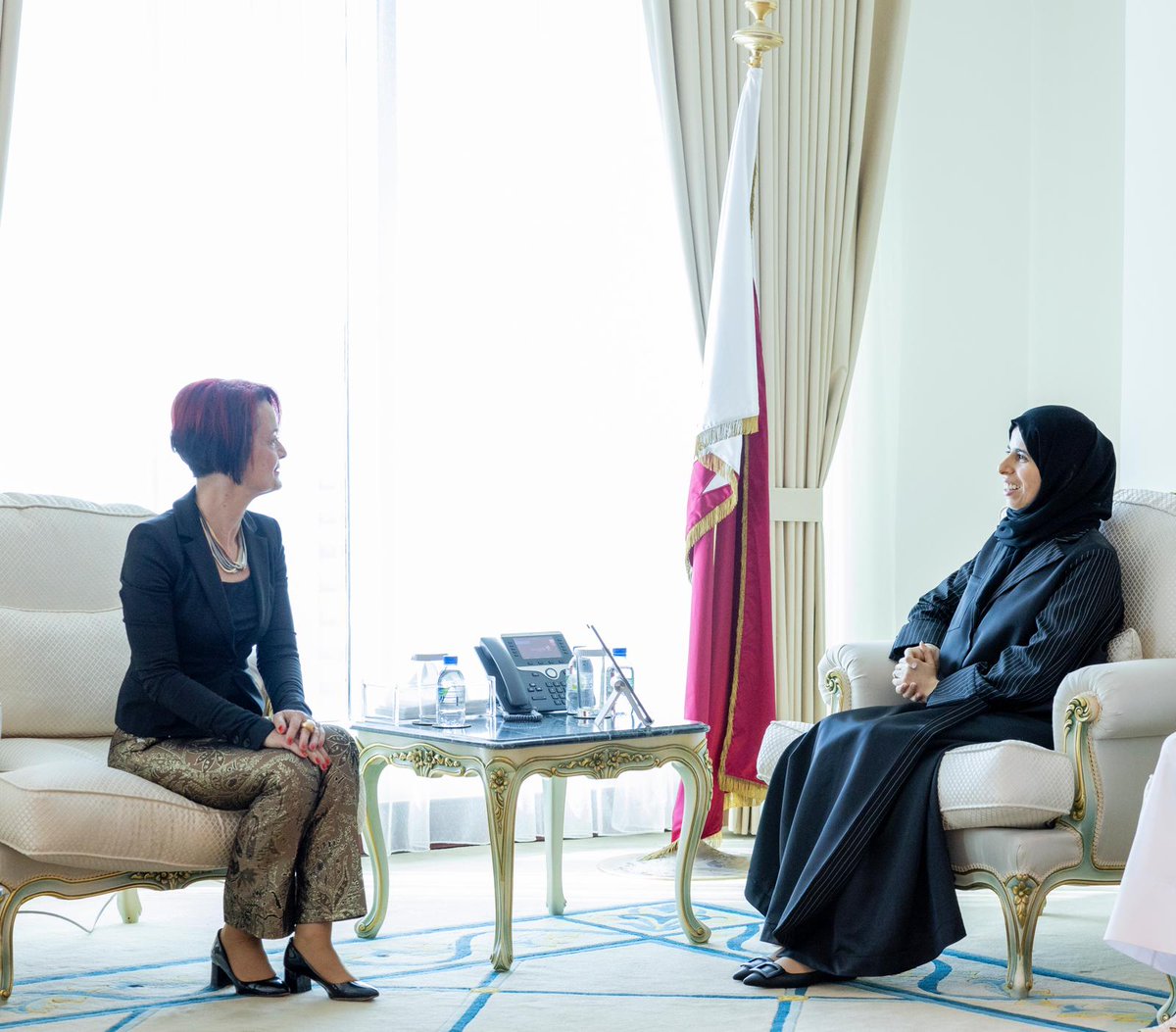 Minister of State for International Cooperation Meets World Food Program Regional Director #QNA #Qatar ow.ly/j3GM50Romcx