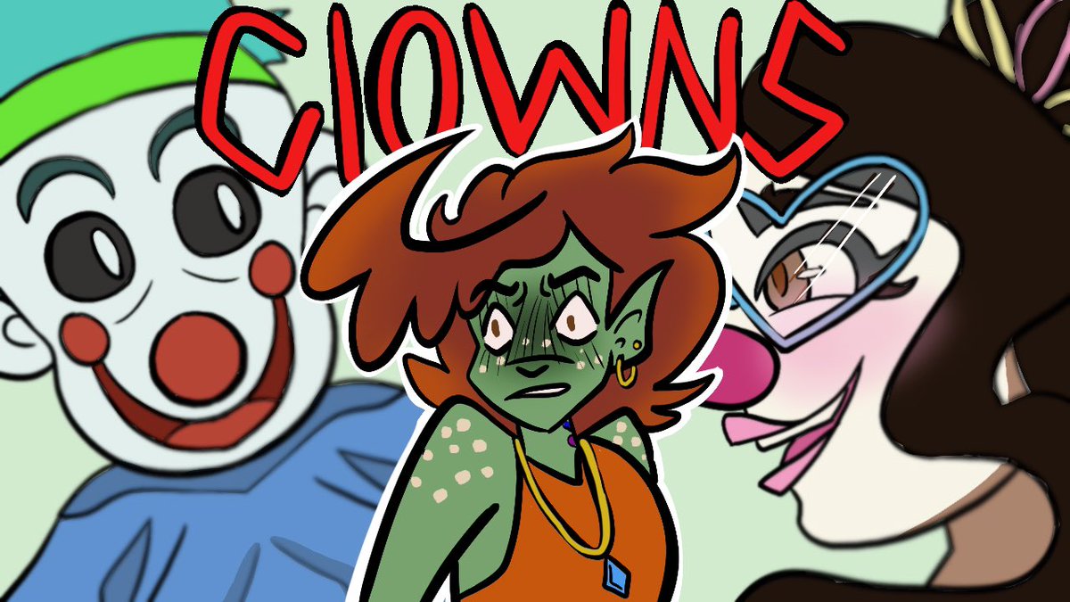 We are back!!!
For a season 3
And we are starting off clowning around! To the demise of Lizz and stef is living!
So check out the video!!! 

youtu.be/OiDws2AZcqk?si…

#Youtube #Clowns #Speedpaint #DigitalArt #OriginalCharacters #ArtVideo