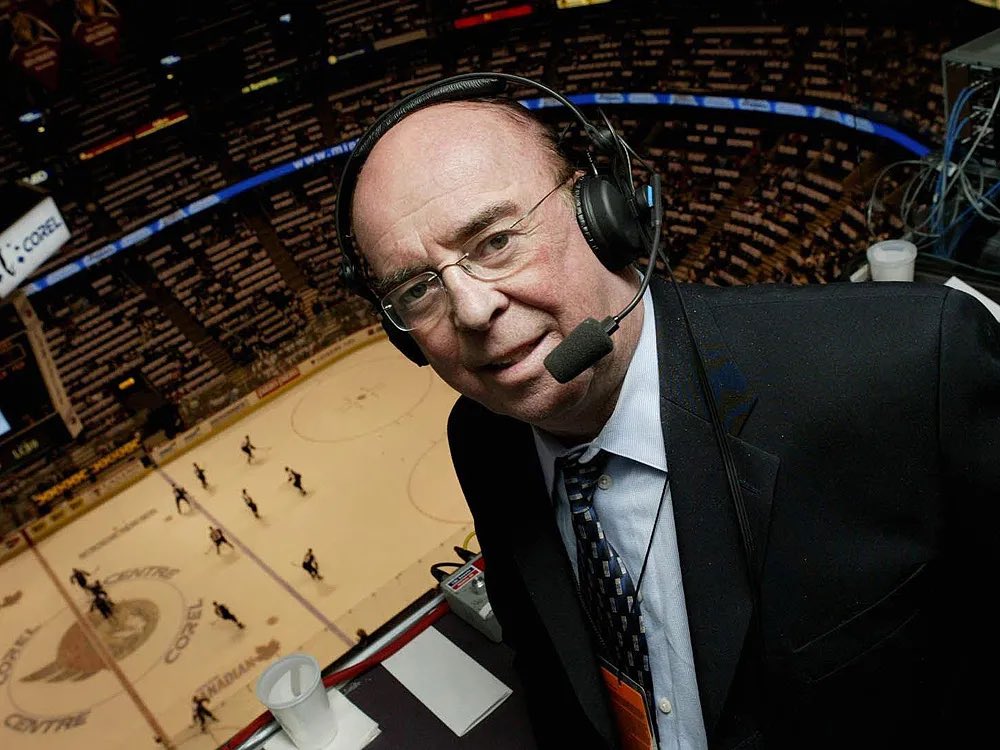 Rest in Peace to Bob Cole, the greatest play by play commentator the #NHL has ever seen 🙏🏻